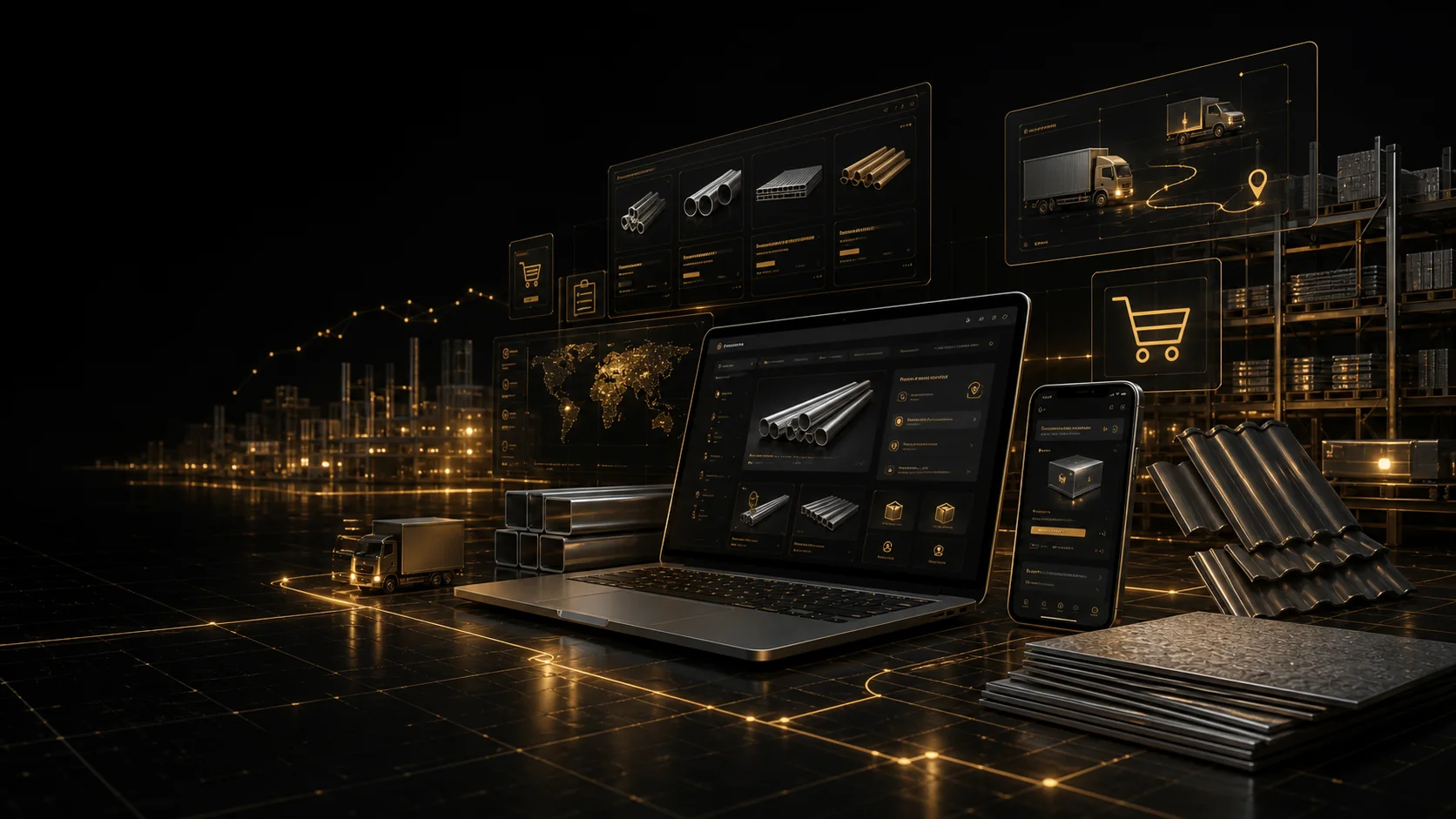 Resolute Metal Ecommerce Platform project visual